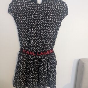 Karl Lagerfeld Kids Black Dress